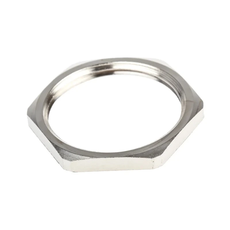SIB Nickel Plated Brass Cable Gland Locknut PG21 Thread D4021100