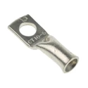 RS PRO Uninsulated Tubular Ring Terminal, M6 Stud Size, 8 AWG Wire Size, Grey, Copper Tin Plated 531-021