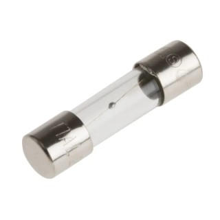 RS PRO 1A T Glass Cartridge Fuse 250V AC Time Delay 5 x 20 mm 610-9939
