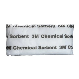 3M Spill Absorbent Sorbent Pillow for Chemical Use, 32 L Absorbent Capacity, Pack of 16 P300