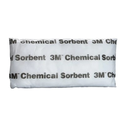 3M Spill Absorbent Sorbent Pillow for Chemical Use, 32 L Absorbent Capacity, Pack of 16 P300