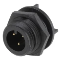 Bulgin Circular Connector 3 Contacts PCB Miniature Plug Male IP68 Buccaneer 400 Series PX0413/03P/PC