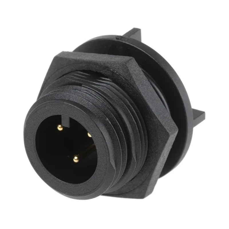Bulgin Circular Connector 3 Contacts PCB Miniature Plug Male IP68 Buccaneer 400 Series PX0413/03P/PC