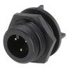 Bulgin Circular Connector 3 Contacts PCB Miniature Plug Male IP68 Buccaneer 400 Series PX0413/03P/PC