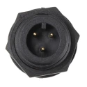 Bulgin Circular Connector 3 Contacts PCB Miniature Plug Male IP68 Buccaneer 400 Series PX0413/03P/PC