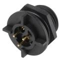 Bulgin Circular Connector 3 Contacts PCB Miniature Plug Male IP68 Buccaneer 400 Series PX0413/03P/PC