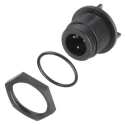 Bulgin Circular Connector 3 Contacts PCB Miniature Plug Male IP68 Buccaneer 400 Series PX0413/03P/PC