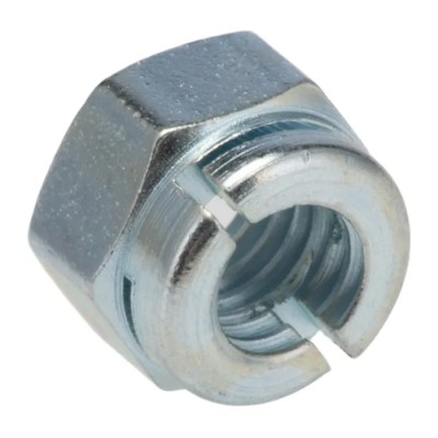 Aerotight Bright Zinc Steel Locknut RoHS M5 Thread Grade 8, Overall Height 16.1mm 18805TRZC