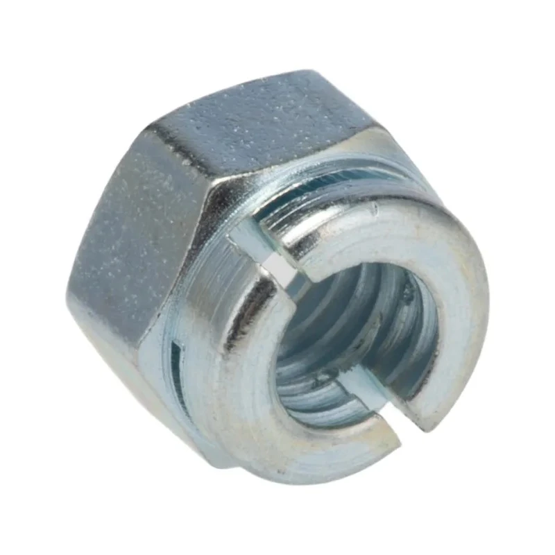 Aerotight Bright Zinc Steel Locknut RoHS M5 Thread Grade 8, Overall Height 16.1mm 18805TRZC