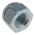 Aerotight Bright Zinc Steel Locknut RoHS M5 Thread Grade 8, Overall Height 16.1mm 18805TRZC