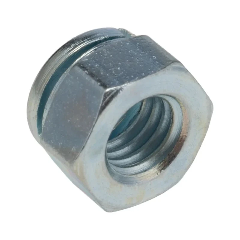 Aerotight Bright Zinc Steel Locknut RoHS M5 Thread Grade 8, Overall Height 16.1mm 18805TRZC