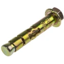RawlPlug Carbon Steel Mechanical Expansion Masonry Anchor Bolt M6 x 40 mm Zinc Plated 530-422