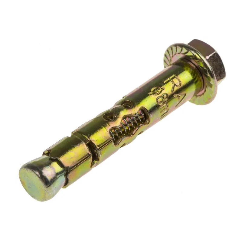 RawlPlug Carbon Steel Mechanical Expansion Masonry Anchor Bolt M6 x 40 mm Zinc Plated 530-422
