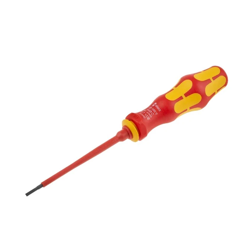 Wera Interchangeable Insulated Screwdriver Set 7-Piece Slotted Phillips Tips 154mm Blade Length 05003472001