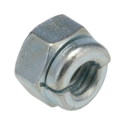 Aerotight Bright Zinc Steel Locknut RoHS M6 Cantilevered Threaded Arms Stiff Nut 18806TRZC