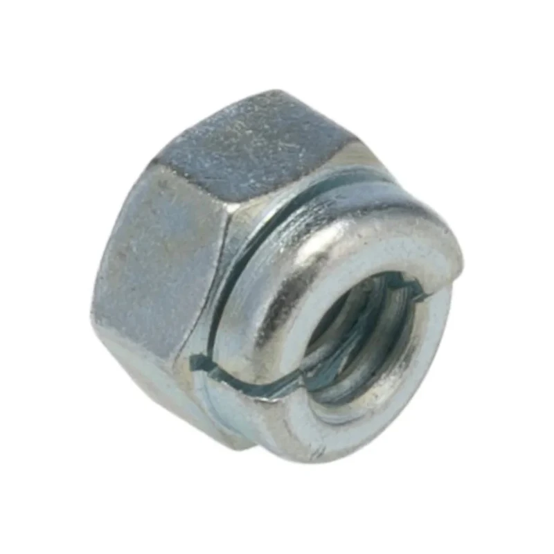 Aerotight Bright Zinc Steel Locknut RoHS M6 Cantilevered Threaded Arms Stiff Nut 18806TRZC