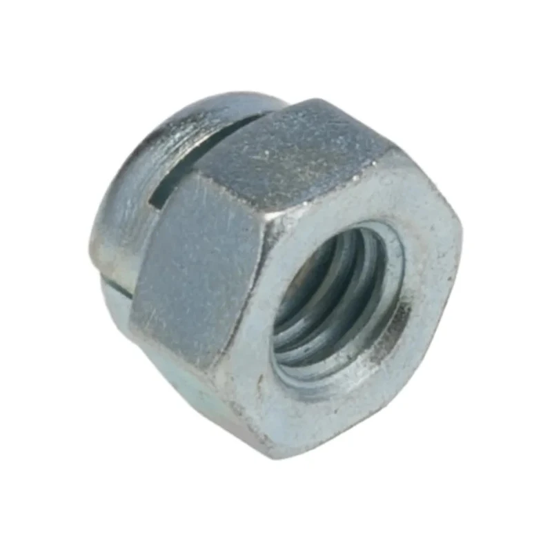 Aerotight Bright Zinc Steel Locknut RoHS M6 Cantilevered Threaded Arms Stiff Nut 18806TRZC