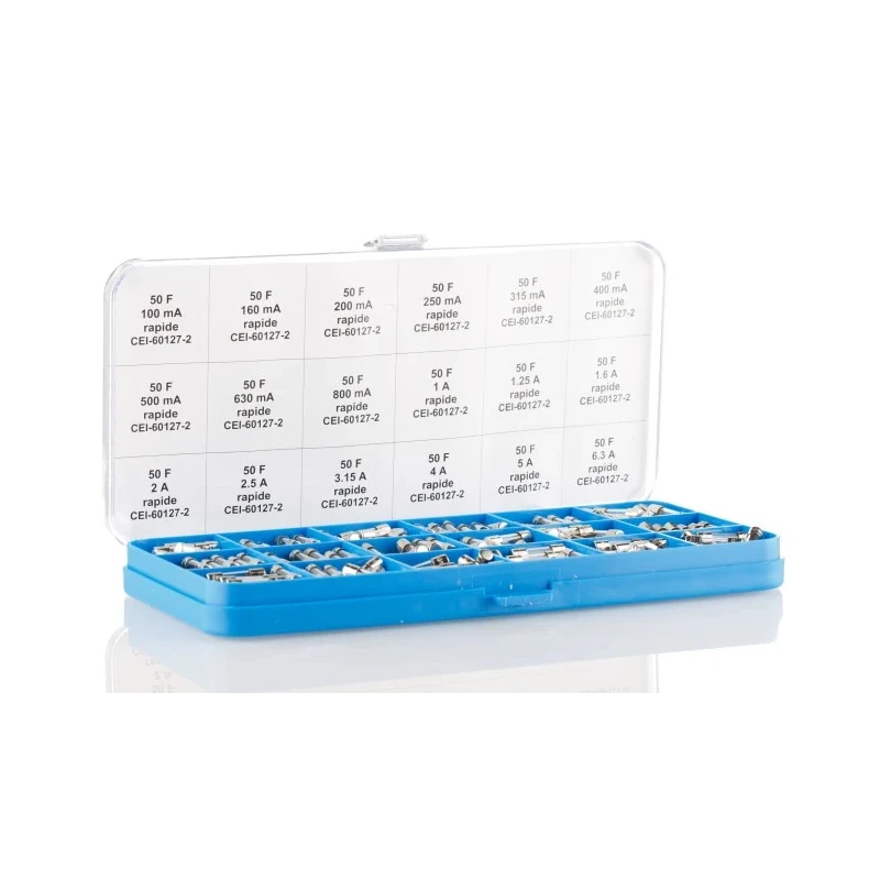 RS PRO LBC Fuse Kit with 360 Fuses, Low Breaking Capacity, 5 x 20 mm Fuses, Model 611-8955