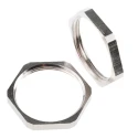 SIB Nickel Plated Brass Cable Gland Locknut M32 Thread D4332107