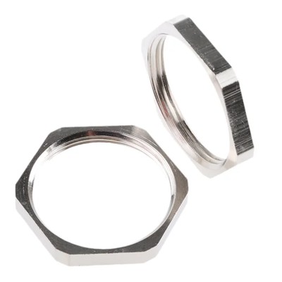 SIB Nickel Plated Brass Cable Gland Locknut M32 Thread D4332107