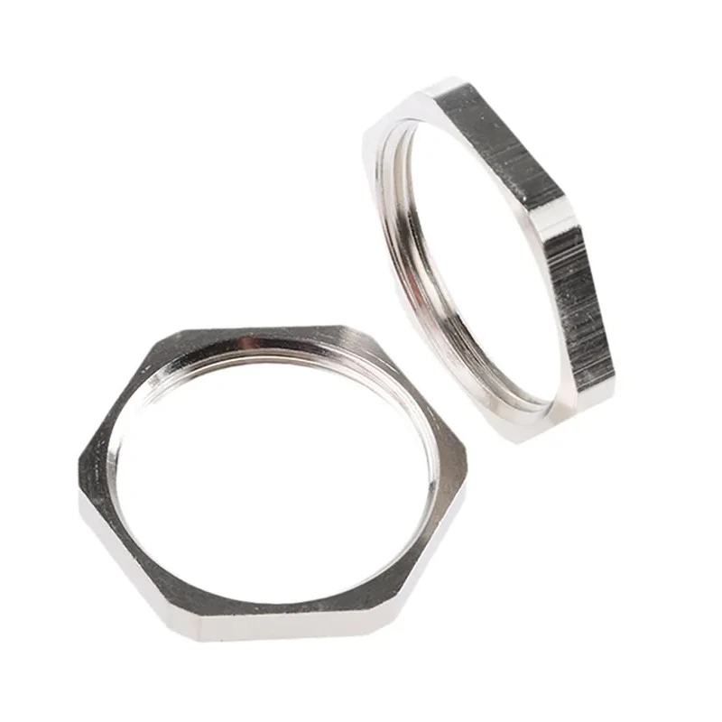 SIB Nickel Plated Brass Cable Gland Locknut M32 Thread D4332107