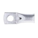 RS PRO Uninsulated Tubular Ring Terminal M6 Stud Size 4 AWG Wire Size Grey 531-065