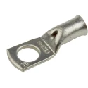 RS PRO Uninsulated Tubular Ring Terminal M10 Stud Size 4 AWG Wire Size Grey 531-087