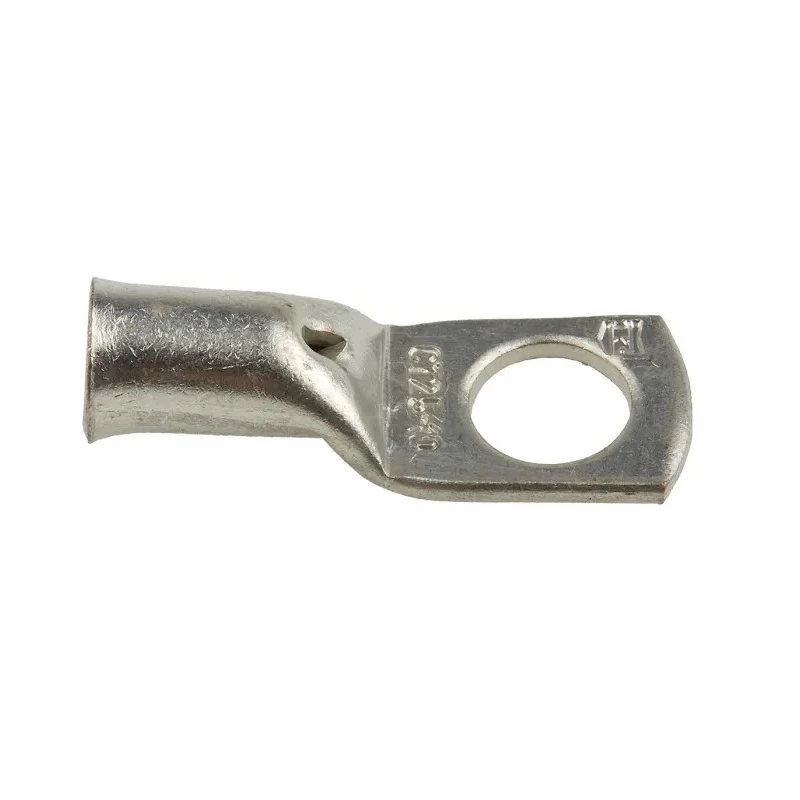 RS PRO Uninsulated Tubular Ring Terminal M10 Stud Size 4 AWG Wire Size Grey 531-087