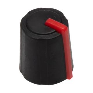Sifam 11.5 mm Knob Diameter Black Potentiometer Knob for 6 mm Shaft D Shaped 3/03/DR110-006/237/230