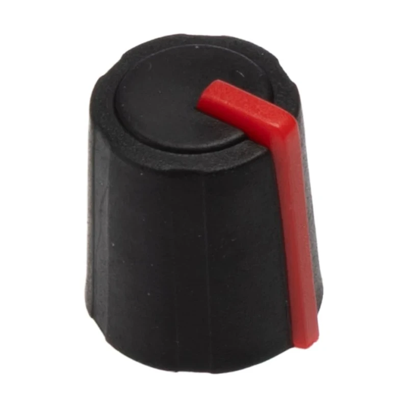 Sifam 11.5 mm Knob Diameter Black Potentiometer Knob for 6 mm Shaft D Shaped 3/03/DR110-006/237/230
