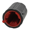 Sifam Black Push-On Potentiometer Knob 11.5 mm Diameter, 14.4 mm Height, 6 mm Splined Shaft 3/03/TP110-006/237/230
