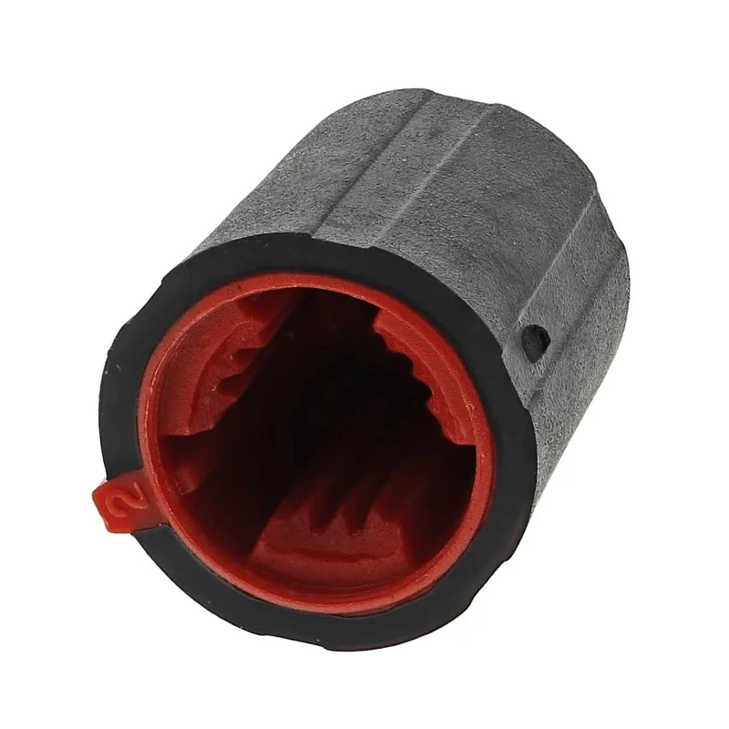 Sifam Black Push-On Potentiometer Knob 11.5 mm Diameter, 14.4 mm Height, 6 mm Splined Shaft 3/03/TP110-006/237/230