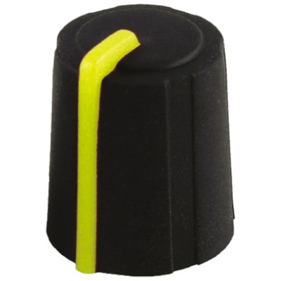 Sifam 11.5 mm Knob Diameter Black Push-On Potentiometer Knob for 6 mm Shaft D Shaped 3/03/DR110-006/237/239