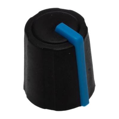 Sifam 11.5 mm Knob Diameter Black Potentiometer Knob for 6 mm Shaft D Shaped 3/03/DR110-006/237/233