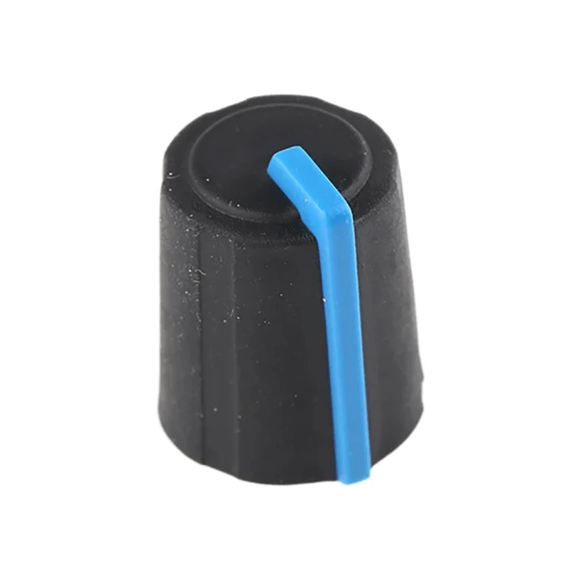 Sifam Black Push-On Potentiometer Knob 11.5 mm Diameter, 14.4 mm Height, 6 mm Splined Shaft 3/03/TP110-006/237/233