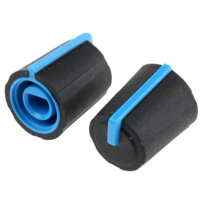 Sifam 11.5 mm Knob Diameter Black Potentiometer Knob for 4 mm Shaft D Shaped 3/03/DP110-004/237/233