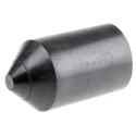 TE Connectivity Heat Shrink Boot End Cap Polyolefin Adhesive Backing Black 100 mm 102L055-37/239CS163