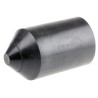 TE Connectivity Heat Shrink Boot End Cap Polyolefin Adhesive Backing Black 100 mm 102L055-37/239CS163