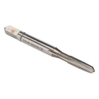 Dormer Metric Standard M4 Thread High-Speed Steel Straight Flute Left Hand Hand Tap Set 3 Pieces E101M4NO8