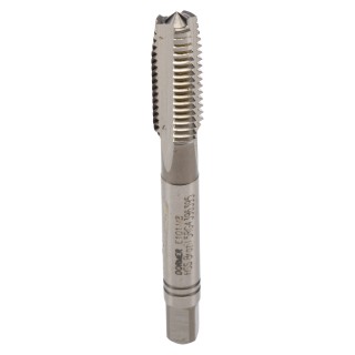 Dormer Metric Standard M8 Left Hand Thread Straight Flute Hand Tap Set, HSS, 63mm Overall Length, DIN 352, 3 Piece E101M8NO8