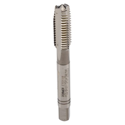 Dormer Metric Standard M8 Left Hand Thread Straight Flute Hand Tap Set, HSS, 63mm Overall Length, DIN 352, 3 Piece E101M8NO8