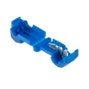RS PRO T-Tap Insulated Wire Splice Connector Blue Nylon Tin Plating 14 AWG 37mm 531-368