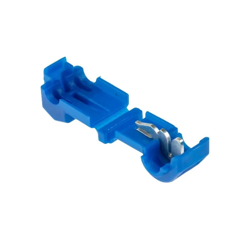 RS PRO T-Tap Insulated Wire Splice Connector Blue Nylon Tin Plating 14 AWG 37mm 531-368
