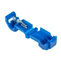 RS PRO T-Tap Insulated Wire Splice Connector Blue Nylon Tin Plating 14 AWG 37mm 531-368