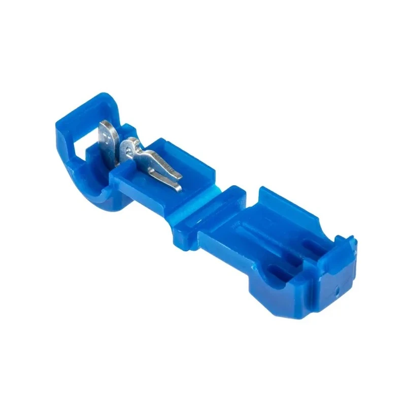 RS PRO T-Tap Insulated Wire Splice Connector Blue Nylon Tin Plating 14 AWG 37mm 531-368
