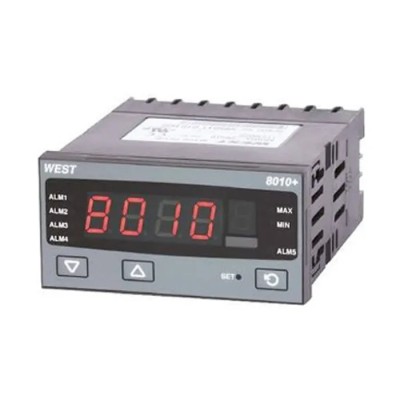 West Instruments DIN Rail PID Temperature Controller 1 Input 2 Output Relay 240V AC P8010-2101-0000