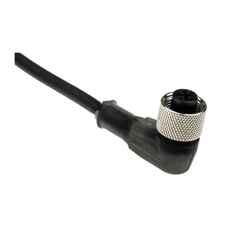Telemecanique Sensors Female 4 Way Right Angle to Unterminated Free End Sensor Actuator Cable, 5 m XZCP1241L5
