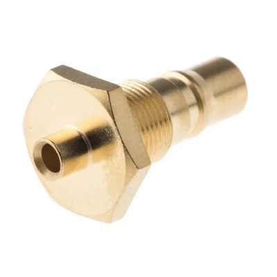 Huber+Suhner QMA Series Coaxial Connector Panel Mount Female 50 Ω Straight Body Solder 24_QMA-50-2-1/111_NE