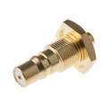 Huber+Suhner QMA Series Coaxial Connector Panel Mount Female 50 Ω Straight Body Solder 24_QMA-50-2-1/111_NE