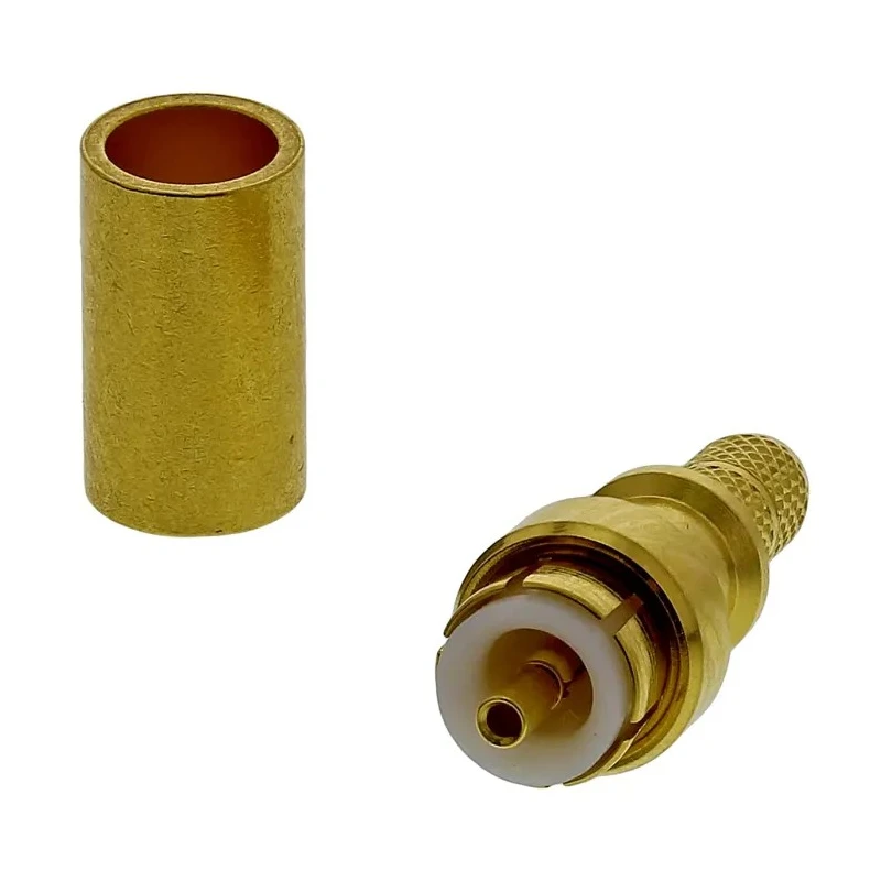 Huber+Suhner MMBX Series Coaxial Connector Cable Male MMBX, 50 Ω, Straight Body Crimp 11_MMBX-50-2-1/111_NE